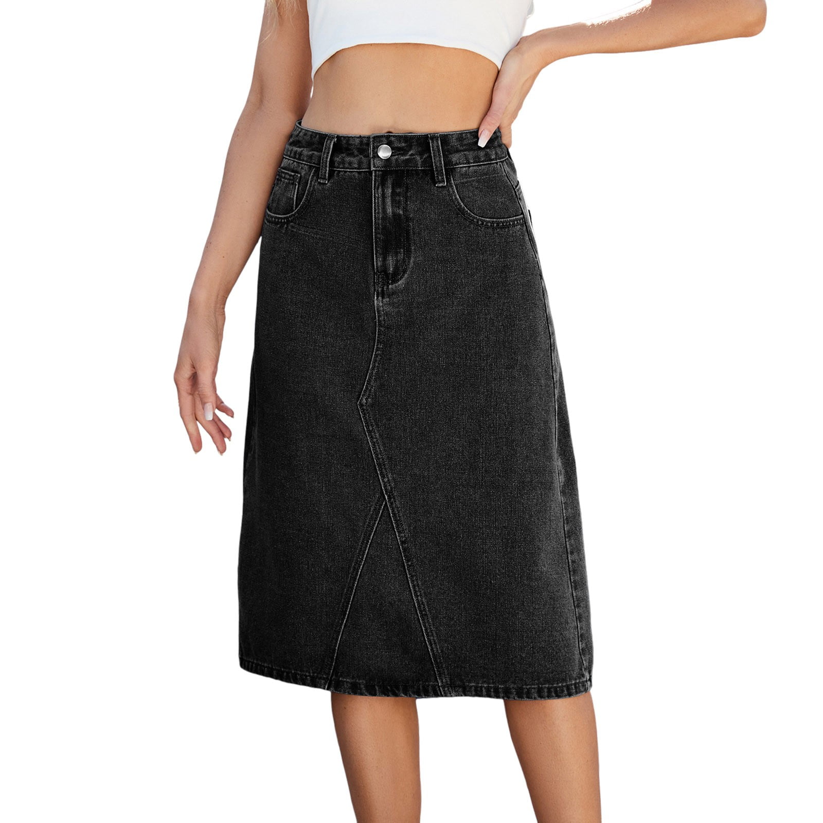 【新品】wonny ribbon black denim skirt Ssize Wonny ribbon ブラックデニムスカート Mサイズ - メルカリ