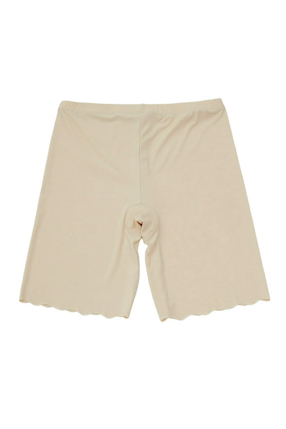 Womens Underwear Cotton Summer Thin Ice Silk Light Pants Wave Leggings Comfortable Shorts Briefs Beige XXL