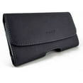 thumbnail image 1 of MND Horizontal Leather Carrying Case Pouch Holster for LG Class (Plus Size Fits Phone w/a Medium Size Hybrid Case on, Not for Naked Phone), 1 of 4