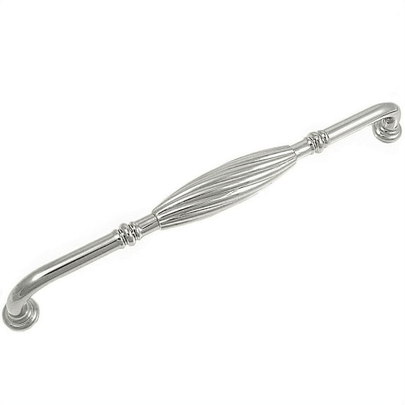 MNG 84214 8" Pull - French Twist - Polished Nickel