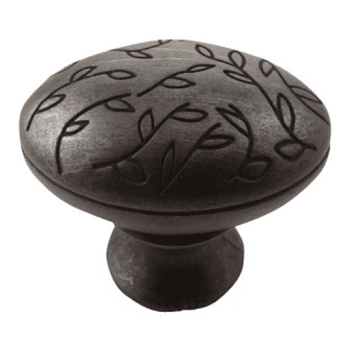 MNG 15213 1 1/2" Vine Egg Knob - Oil Rubbed Bronze