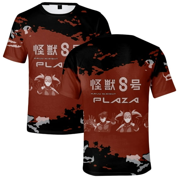 MNHFKGP Anime Kaiju No. 8 3D Men/Women T-Shirt Summer Streetwear Harajuku Tshirt Shirt Short Sleeve