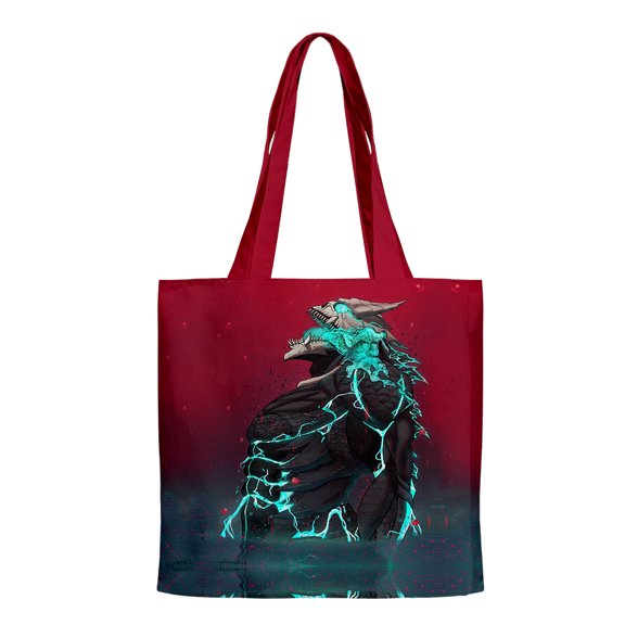 MNHFKGP Anime Kaiju No. 8 3D Print Shopping Bags Reusable Shoulder Casual Shopper Bags