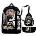 thumbnail image 1 of MNHFKGP Anime Kaiju No. 8 3D print Oxford Cloth Shoulder Backpack Multi Zipper 3 Pieces Sets PackStudent Bag, 1 of 2