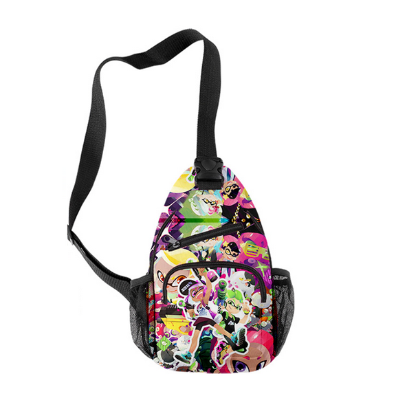MNHFKGP New Game Splatoon 3D Print Leisure Academy Crossbody Bag