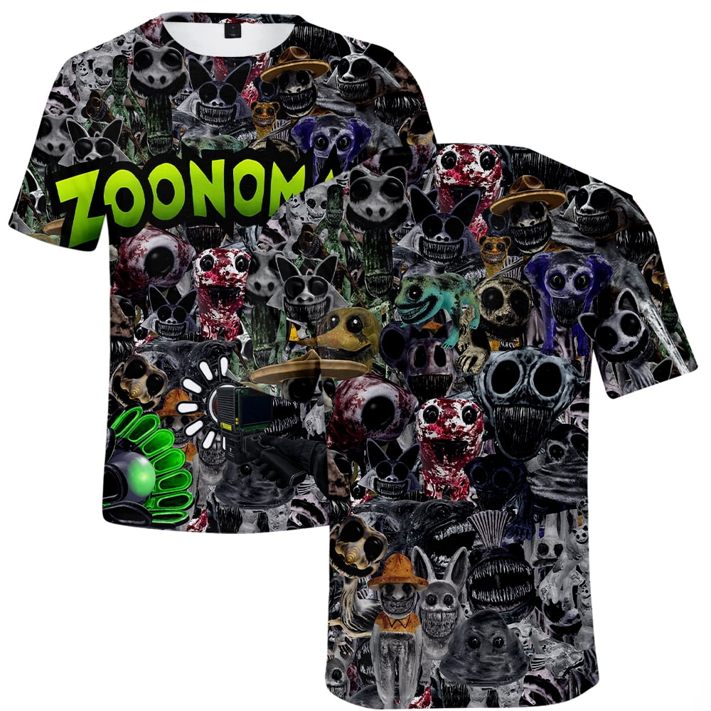 MNHFKGP New Game Zoonomaly 3D Men/Women T-Shirt Summer Streetwear