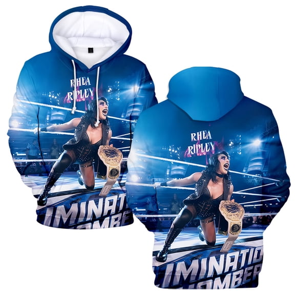 MNHFKGP Rhea Ripley 3D Merch Harajuku hoodie Women/Men Hoodie Sweatshirt