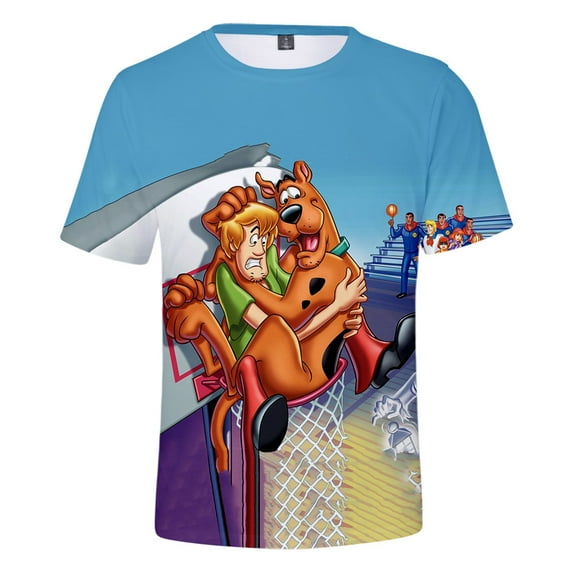 MNHFKGP Scooby Doo 3D Men/Women T-Shirt Summer Streetwear Harajuku Tshirt Shirt Short Sleeve