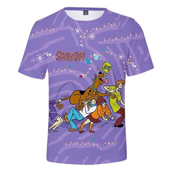 MNHFKGP Scooby Doo 3D Men/Women T-Shirt Summer Streetwear Harajuku Tshirt Shirt Short Sleeve