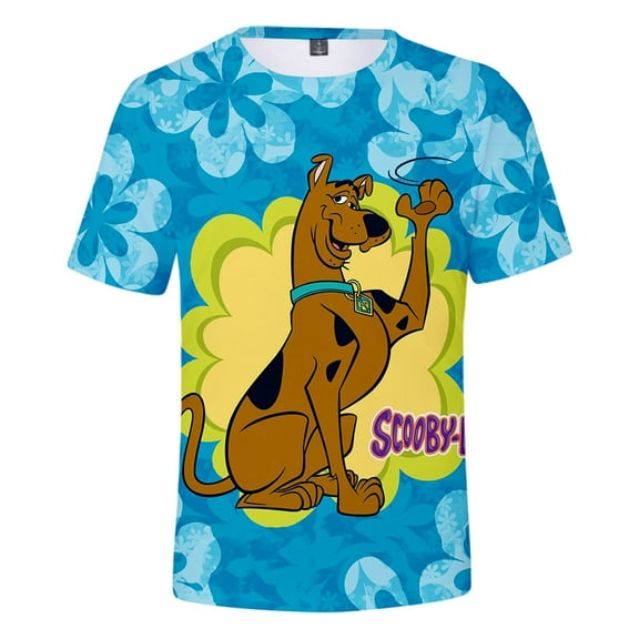 MNHFKGP Scooby Doo 3D Men/Women T-Shirt Summer Streetwear Harajuku Tshirt Shirt Short Sleeve