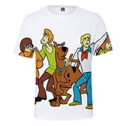 MNHFKGP Scooby Doo 3D Men/Women T-Shirt Summer Streetwear Harajuku Tshirt Shirt Short Sleeve