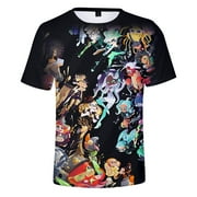 MNHFKGP Splatoon 3D Men/Women T-Shirt Summer Streetwear Harajuku Tshirt Shirt Short Sleeve
