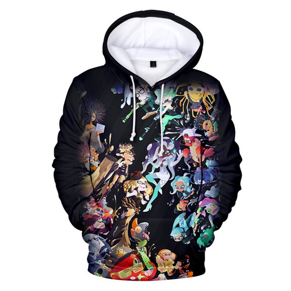 MNHFKGP Splatoon 3D Merch Harajuku hoodie Women/Men Hoodie Sweatshirt
