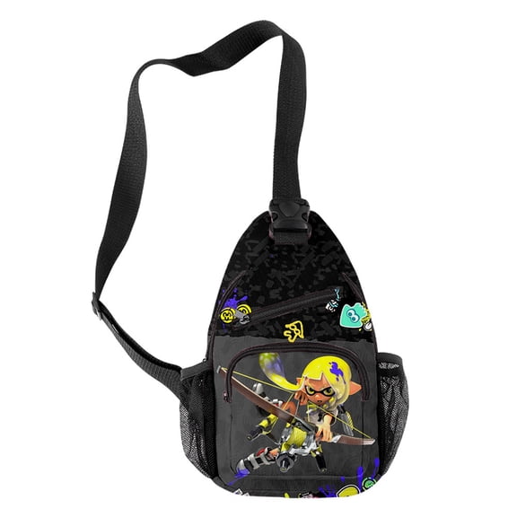 MNHFKGP Splatoon 3D Print Leisure Academy Crossbody Bag