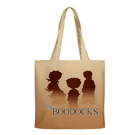 MNHFKGP The Boondocks 3D Print Shopping Bags Reusable Shoulder Casual Shopper Bags