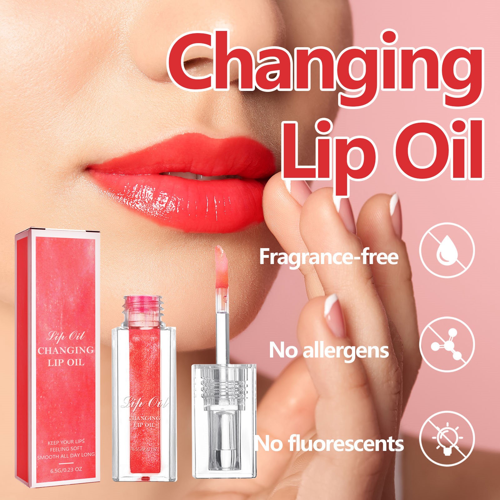 MNIYUEA Lipstick Color Changing Lip Oil Up Color Changing Lip Oil ...