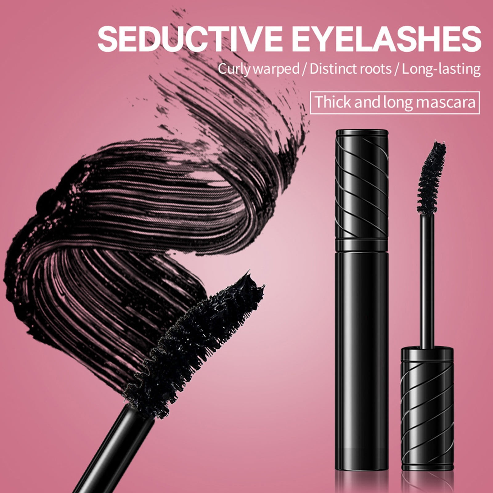 MNIYUEA No Makeup Lasting Thick Quick Drying Solid Mascara Extended