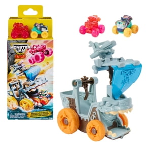 Monster Jam Mini Jams Barnacle Blaster Ship Playset for Kids Ages 3+