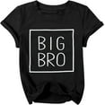 thumbnail image 1 of MNLYBABY Big Brother Shirt Toddler Baby Boy Promoted to Big Brother Announcement Tshirt Infant Short Sleeve Clothes, 1 of 3
