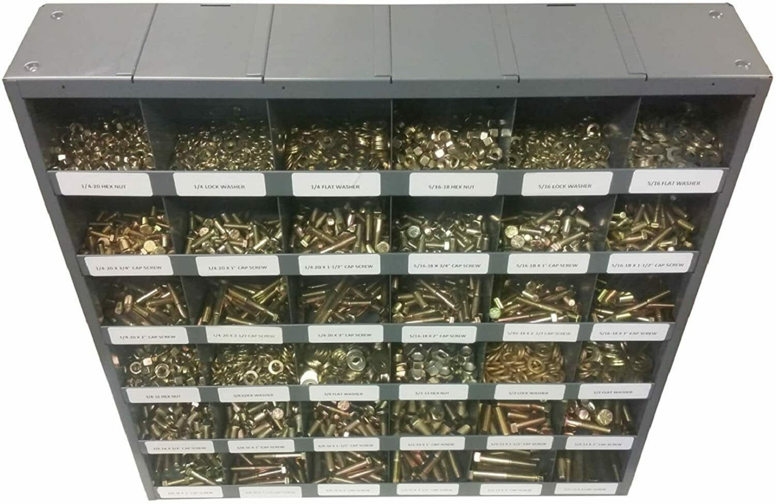 MNM Bolt Kits 2,510 pc Grade 8 Coarse Thread Bolt Nut Washer Assortment