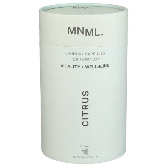 MNML Laundry Capsules Citrus 30-Pack (Pack of 6)