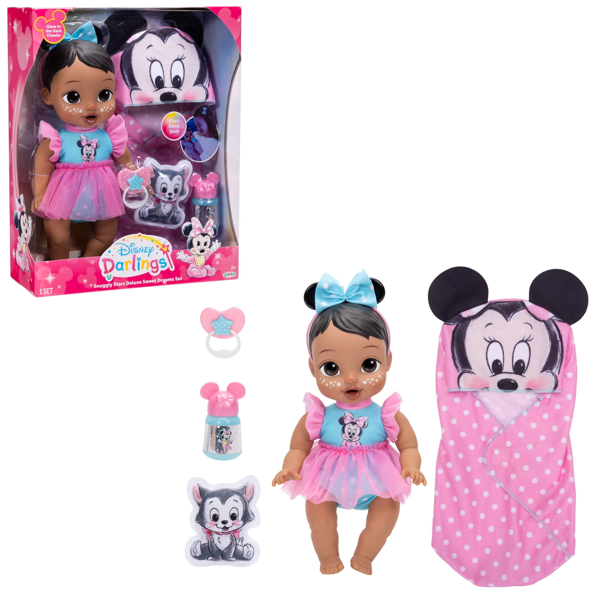 DISNEY DARLINGS SNUGLY STARS MINNIE DOLL