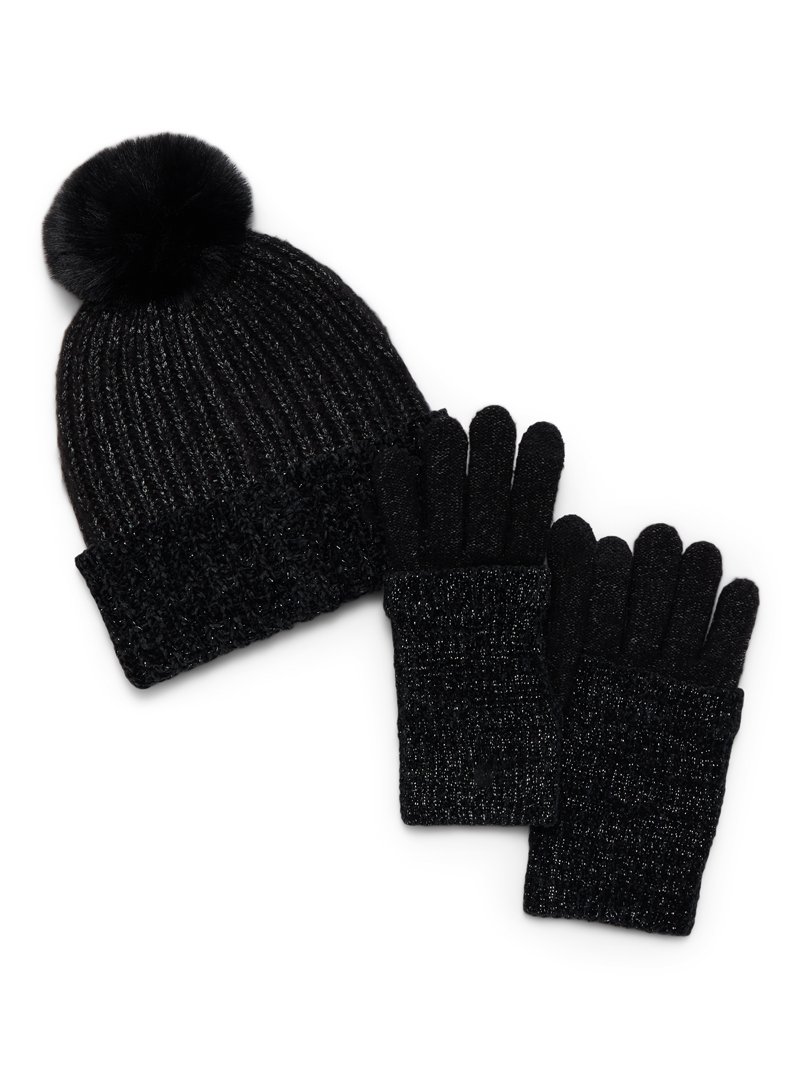 Rebecca Minkoff Winter Beanie and Arm Warmer Set Black Knit One‎ Size Rebecca Minkoff | Accessories | Rebecca Minkoff Hat And Arm  main image 3