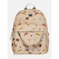 thumbnail image 1 of Madden NYC Women's Dome Backpack with Charm Chain Accent, Khaki Food, 1 of 5