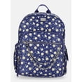 thumbnail image 1 of Madden NYC Women's Dome Backpack with Chain Accent, Navy Daisy, 1 of 5