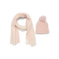 thumbnail image 1 of Madden NYC Women's Beanie Hat and Scarf Gift Set, 2-Piece, Blush, 1 of 4