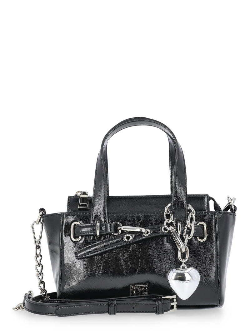 Madden NYC Women's Clip Belt Satchel, Black - Walmart.com