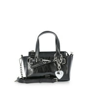 Women's Clip Belt Satchel, Black