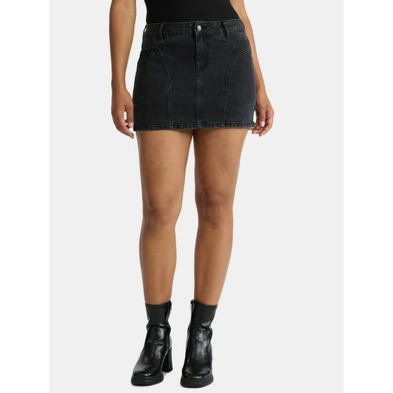 Madden NYC Women's Denim Mini Skirt, Sizes XXS-XXL