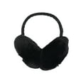 thumbnail image 1 of Madden NYC Women's Faux Fux Ear Muffs with Sequin Boucle Band, Black, 1 of 3