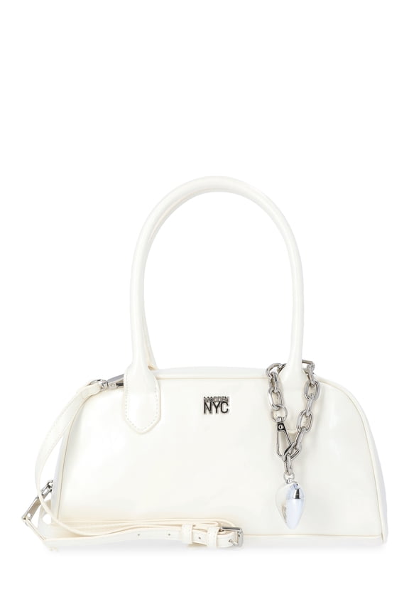Women's East West Bowler Bag, White