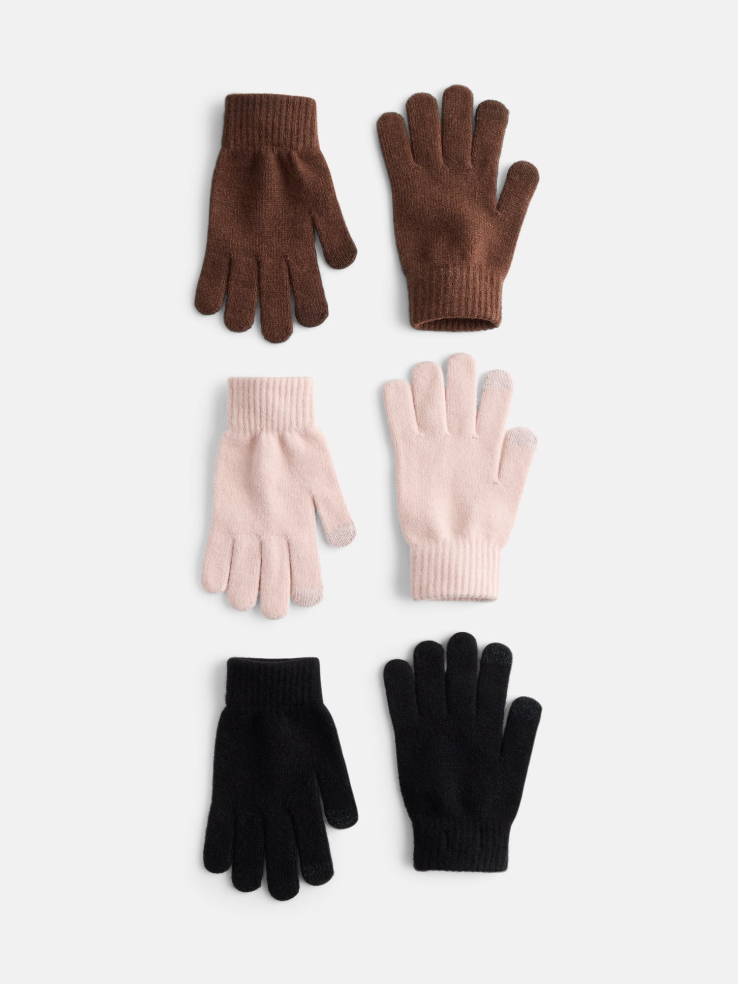 MNYC Women's Glove Set Black Multi