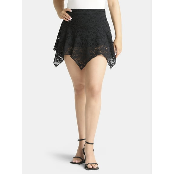 Madden NYC Women's Lace Mini Skirt, Sizes XXS-XXL
