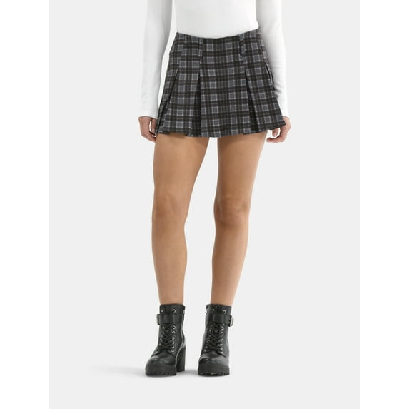 Madden NYC Women’s Plaid Mini Skirt, Sizes XXS-2XL
