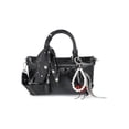 thumbnail image 1 of Madden NYC Women's Small Top Handle Satchel, Black, 1 of 5