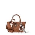 thumbnail image 1 of Madden NYC Women's Small Top Handle Satchel, Brown, 1 of 6
