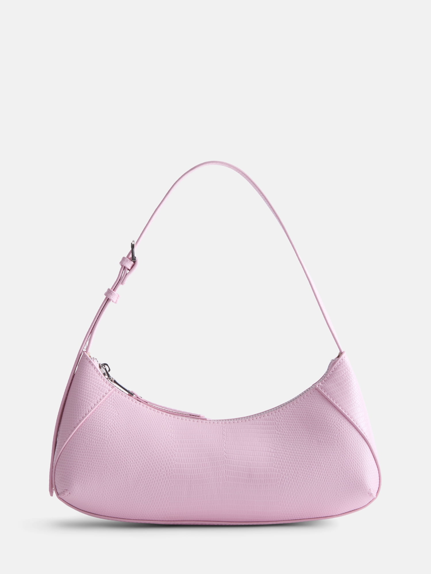 Madden NYC Women's Curved Baguette Shoulder Bag, Pink