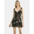 thumbnail image 1 of Madden NYC Women's Sleeveless Skater Dress with Lace Trim, Sizes XXS-XXL, 1 of 5