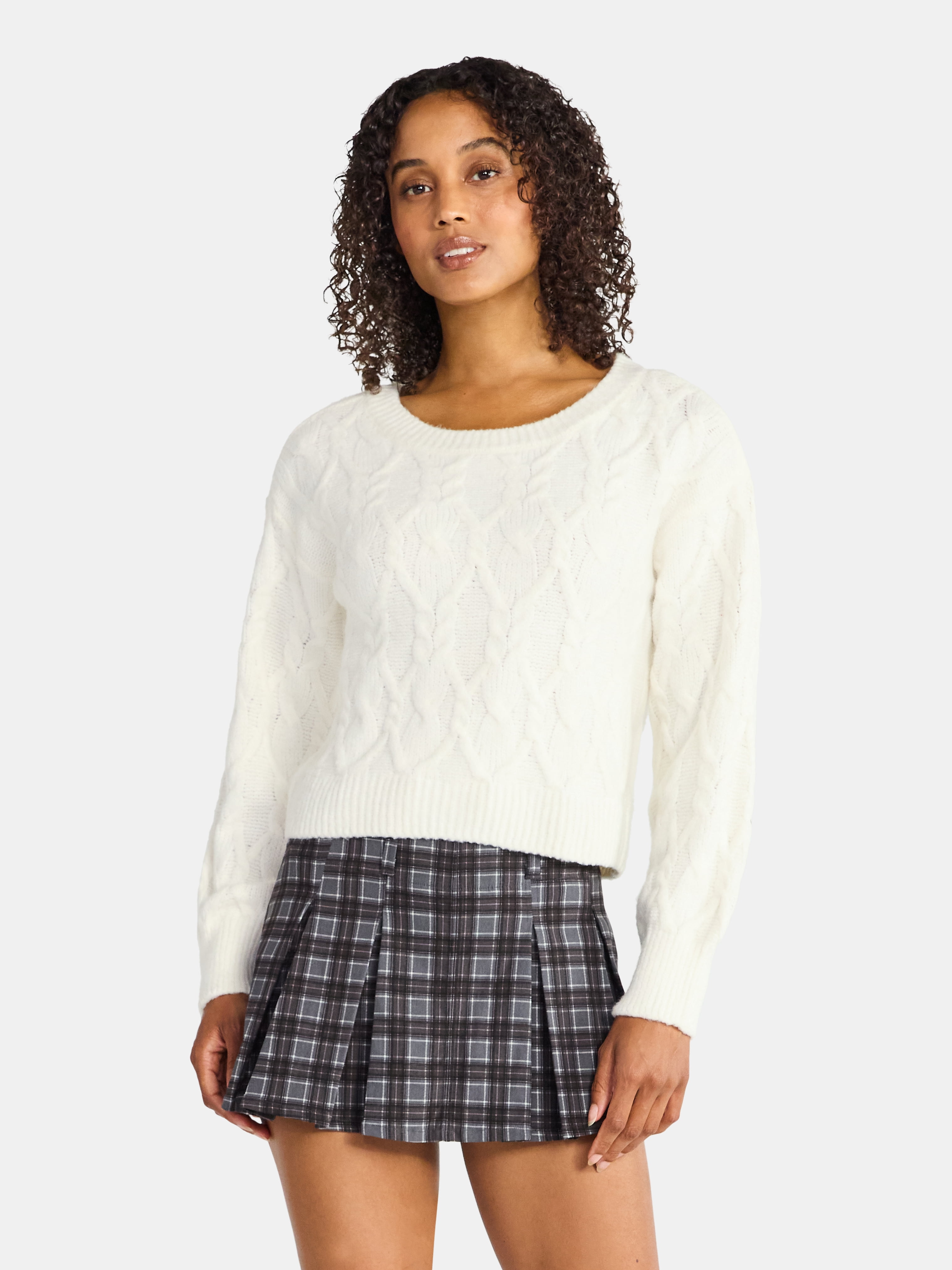 Madden NYC Women's Slouchy Sweater, Midweight, Sizes XXS-XXL