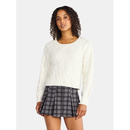 Madden NYC Women's Slouchy Sweater, Midweight, Sizes XXS-XXL