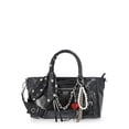 thumbnail image 1 of Madden NYC Women's Slouchy Top Handle Satchel, Black, 1 of 5