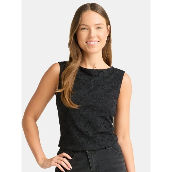 Madden NYC Women's Lace Top, Sizes XXS-XXL