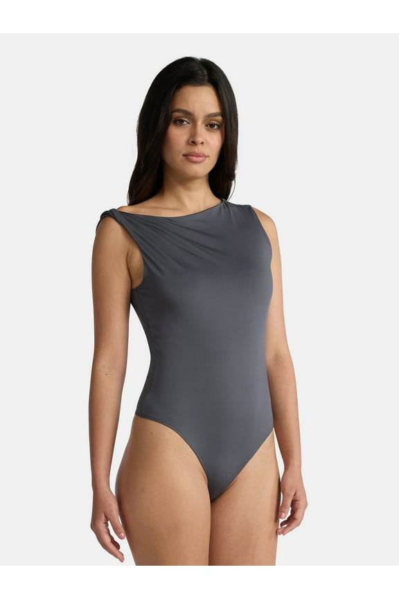Women's Twist Bodysuit, Sizes XXS-XXL