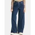 thumbnail image 1 of Madden NYC Women's Wide Leg Jeans, 32” Inseam, Sizes XXS-XXL, 1 of 5