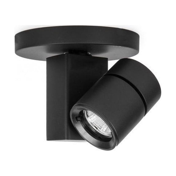 MO-1014F-835-BK-WAC Lighting-Exterminator II-14W 40 degree 1 LED Monopoint Spot Light in Contemporary Style-4.5 Inches Wide by 3.63 Inches High-Black