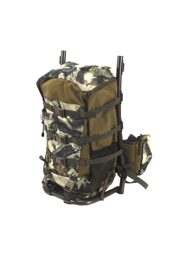 40L Elk Backpack, External Frame, Unisex, Mossy Oak Elements Terra Gila Camouflage Pattern
